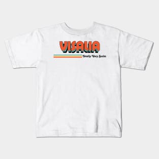 Visalia - Totally Very Sucks Kids T-Shirt